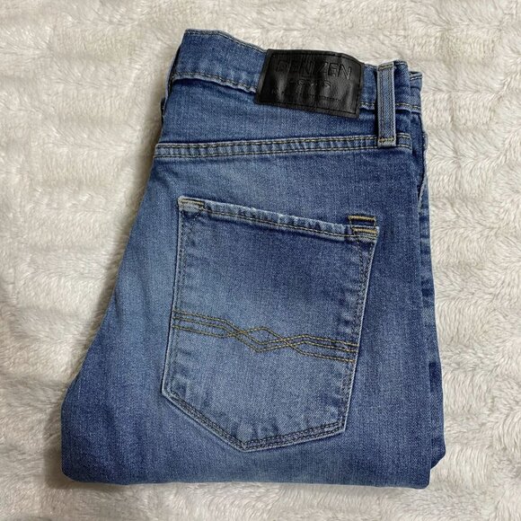 Denizen For Levi's 208 Women Blue 5-Pockets Regular Taper Fit Jeans Size W28XL30 - Picture 1 of 11